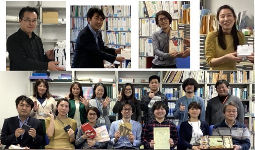 image02 from top-left, Dr. Ishikawa, Dr. Fujita, Dr. Mochizuki and Dr. Taketoshi, group photo on March, 2020.